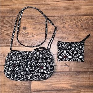 Vera Bradley black and white pattern purse